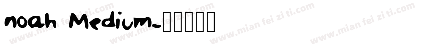 noah Medium字体转换